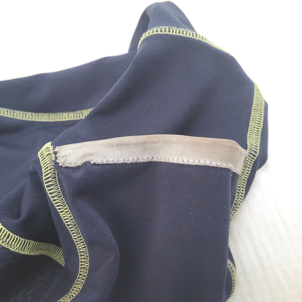 Dover Saddlery Navy Yellow Full Seat Silicone Grip Equestrian Riding Tights M - Picture 10 of 10